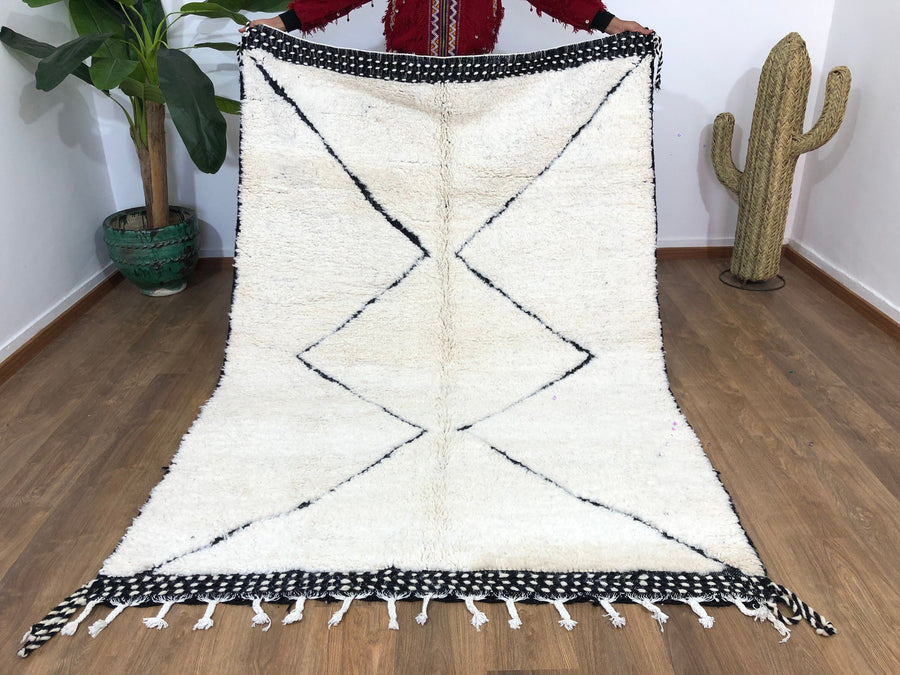 Custom Handmade Mid-Century Moroccan Berber Rug - MarrakeshLoom