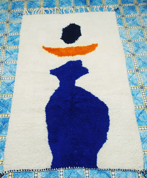 Custom Handmade Moroccan Berber Wool Rug - MarrakeshLoom