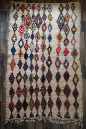 Moroccan Berber Azilal Rug "Nelia" - 8.53 FT x 4.92 FT ( 260 CM x 150 CM ) - MarrakeshLoom