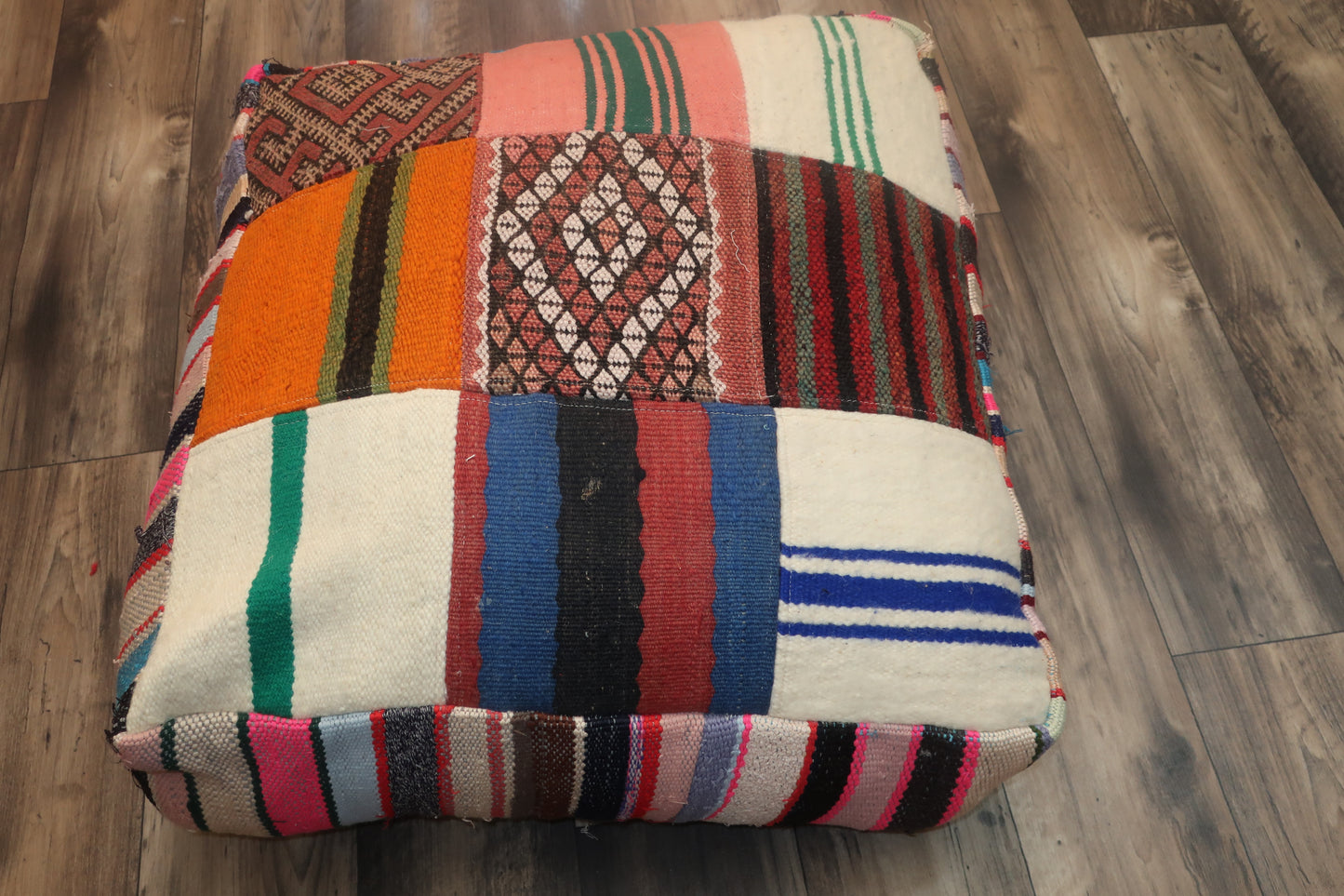 Moroccan Berber Pouf - Floor Cushion - MarrakeshLoom