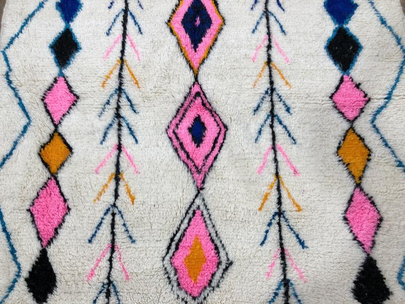 Azilal rug 8.89x5.08 FT ( 271 Cmx 155 Cm ) - Moroccan rug - Berber rug - Azilal Carpet - Beni Ourain rug - Authentic handwoven carpet - MarrakeshLoom