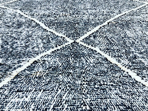Moroccan Beni Ourain rug  8.33 FT x 5.57 FT, Beniourain Carpet - MarrakeshLoom